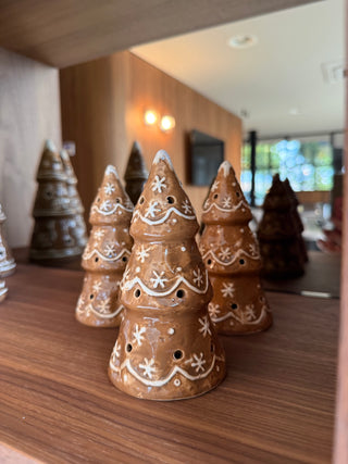 KERSTBOOM CONE SMALL MET VERLICHTING | BRUIN