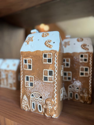 KERSTHUISJE GINGERBREAD LARGE | BRUIN