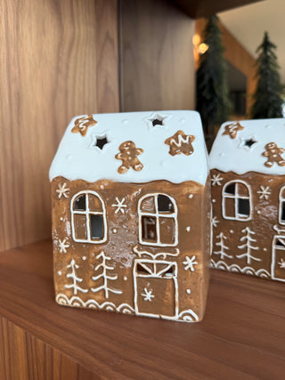 KERSTHUISJE GINGERBREAD SMALL | BRUIN
